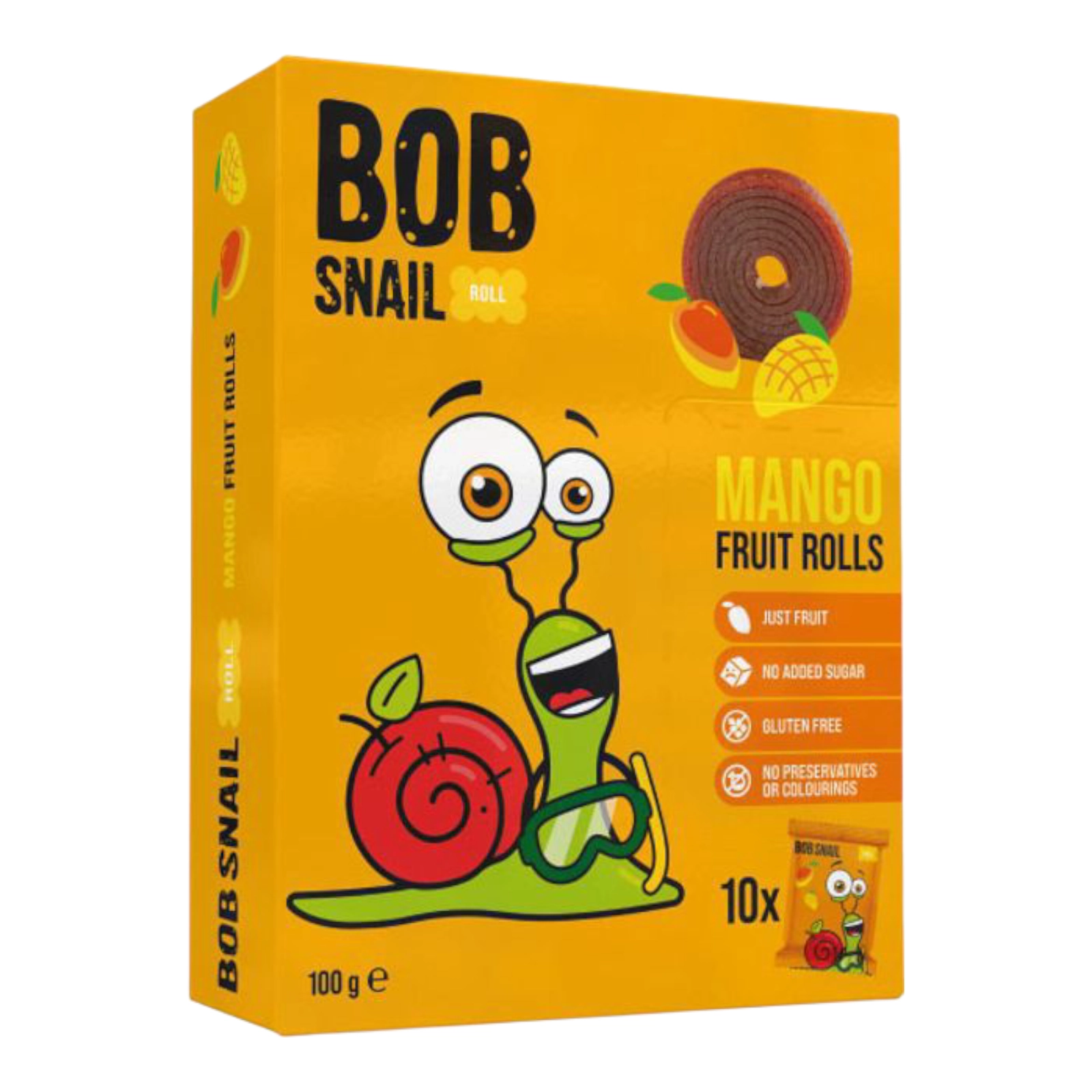 Цукерки Bob Snail Мангові. 100 г. без цукру