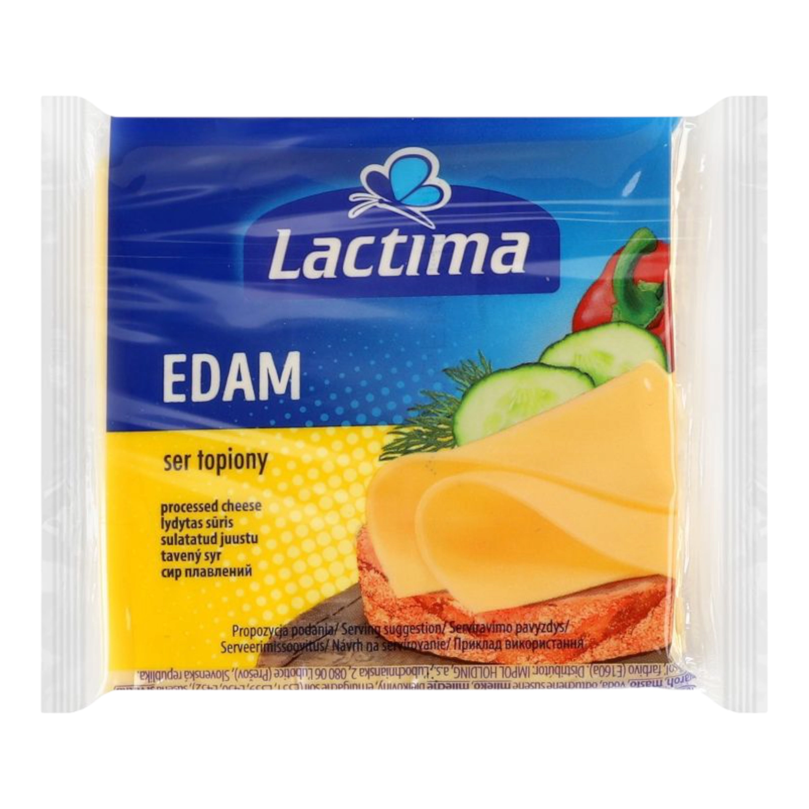 Сир плавлений Lactima Edam