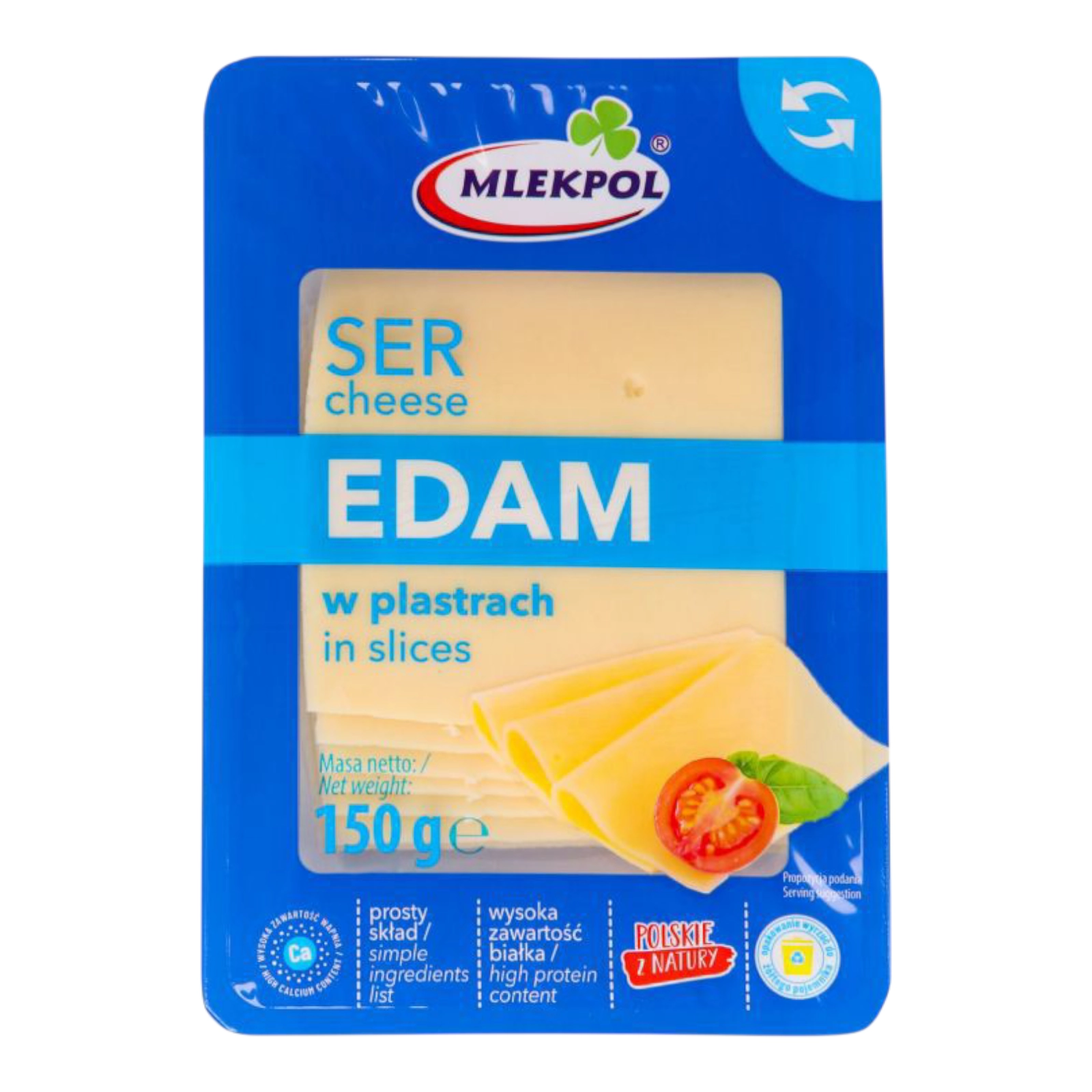 Сир Mlekpol Edam 150 г