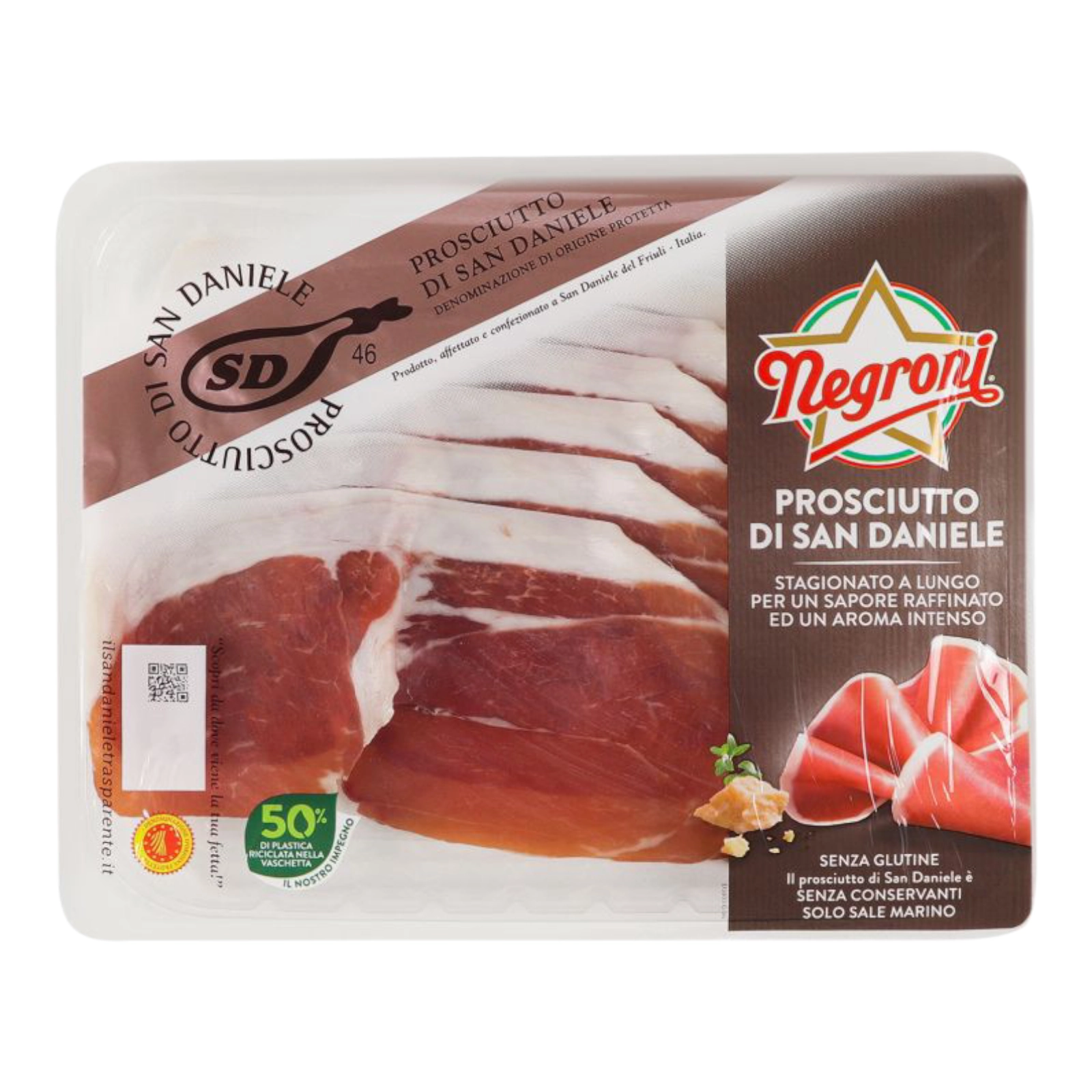 Прошуто Негроні нарізка 80г