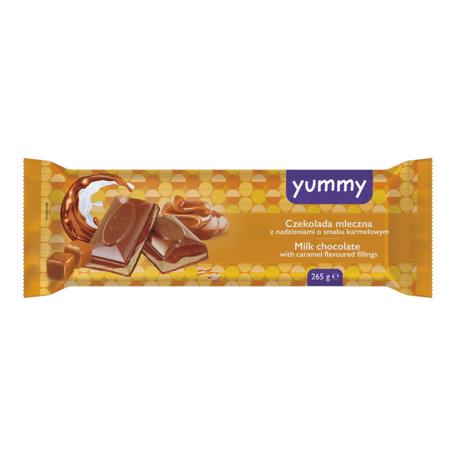 Шок Yummy Молочний з карамел 260 г
