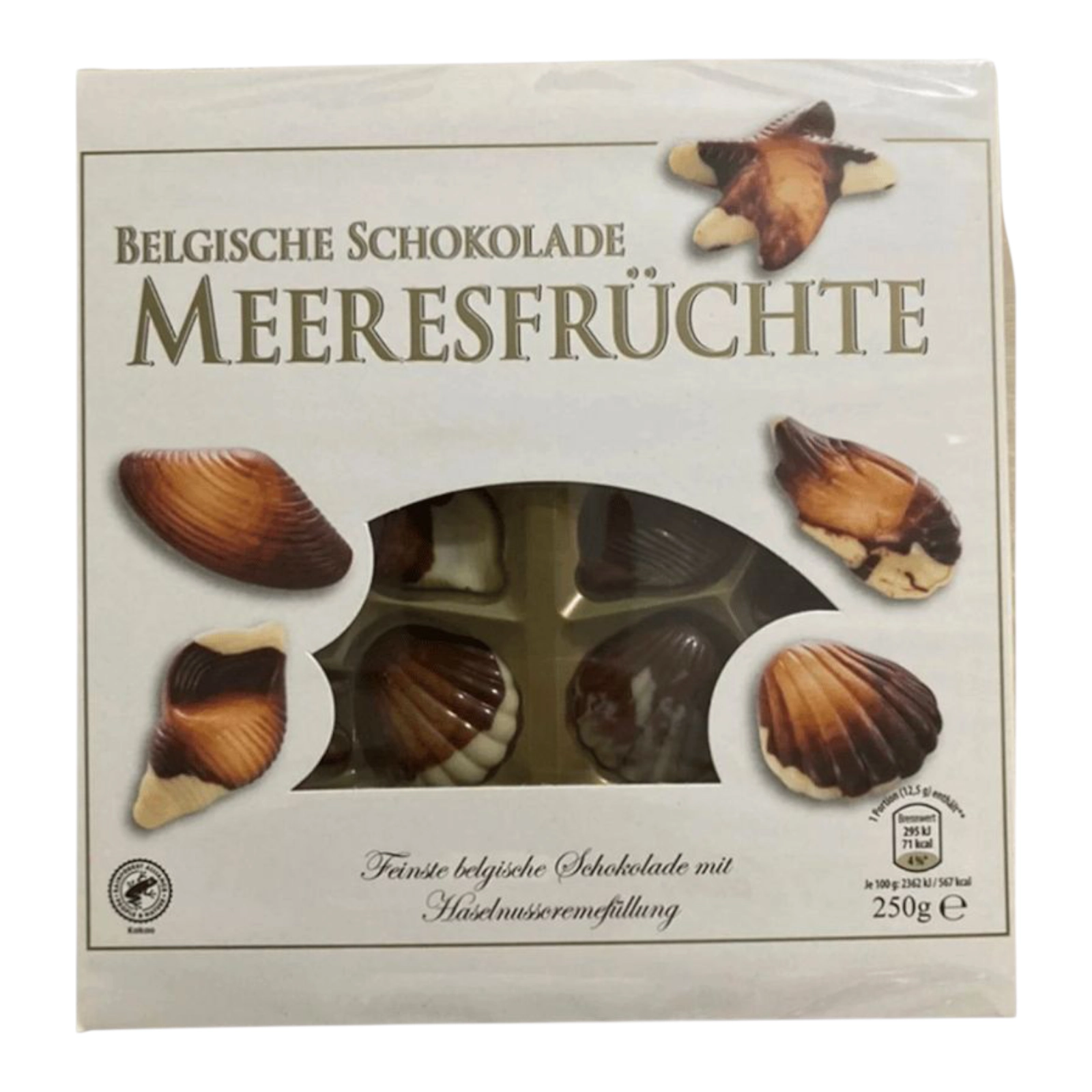 Цукерки шок Ракушки 250г