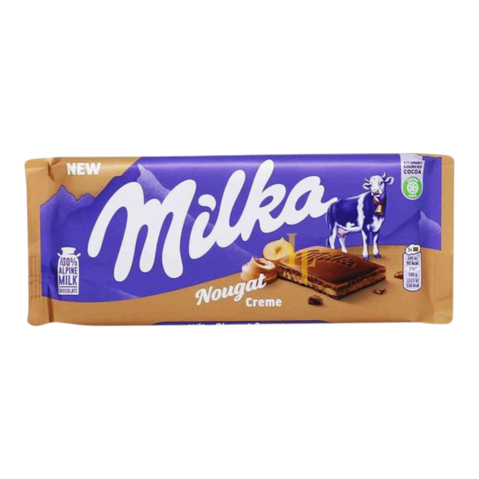 Шоколодка Milka 100g нуга