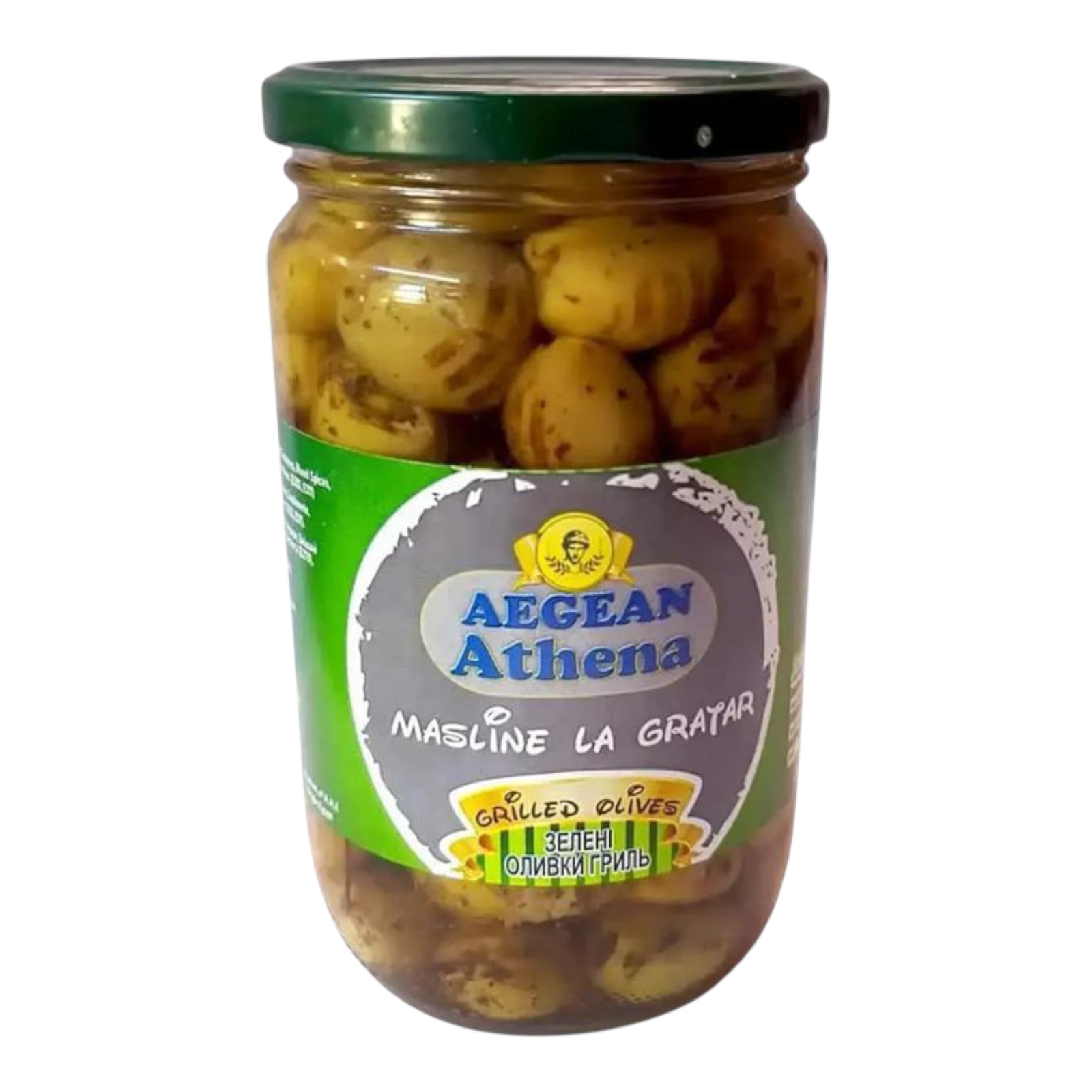 Оливки Азена гігінт б/к 600г