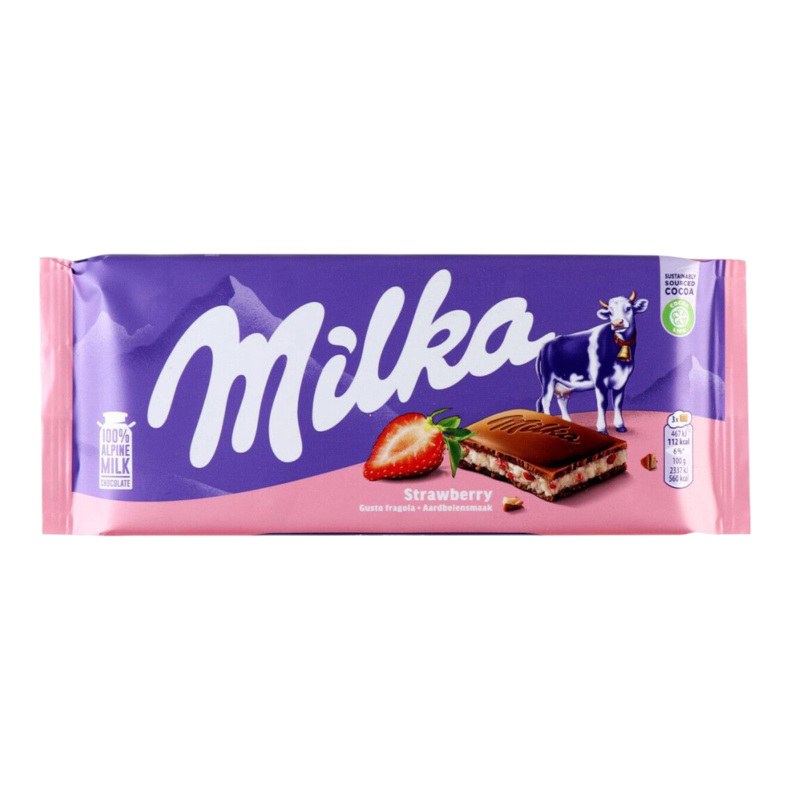 Шоколад Milka Полуниця 100 г
