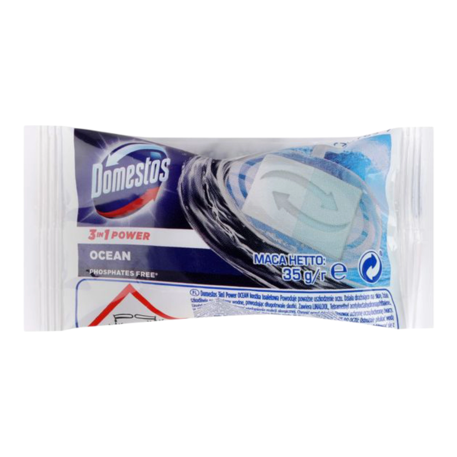 доместос блок таблетка для унітазу океан