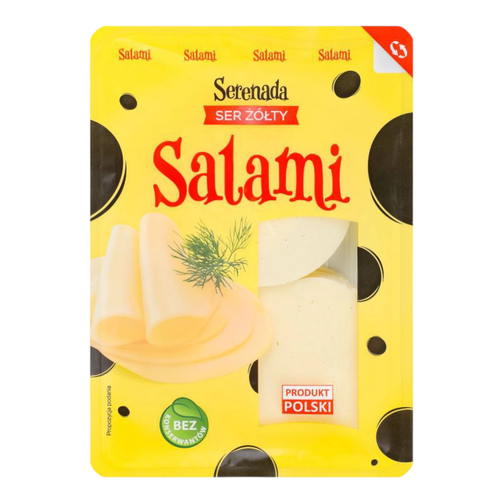 Сир Serenada Salami Нарізка