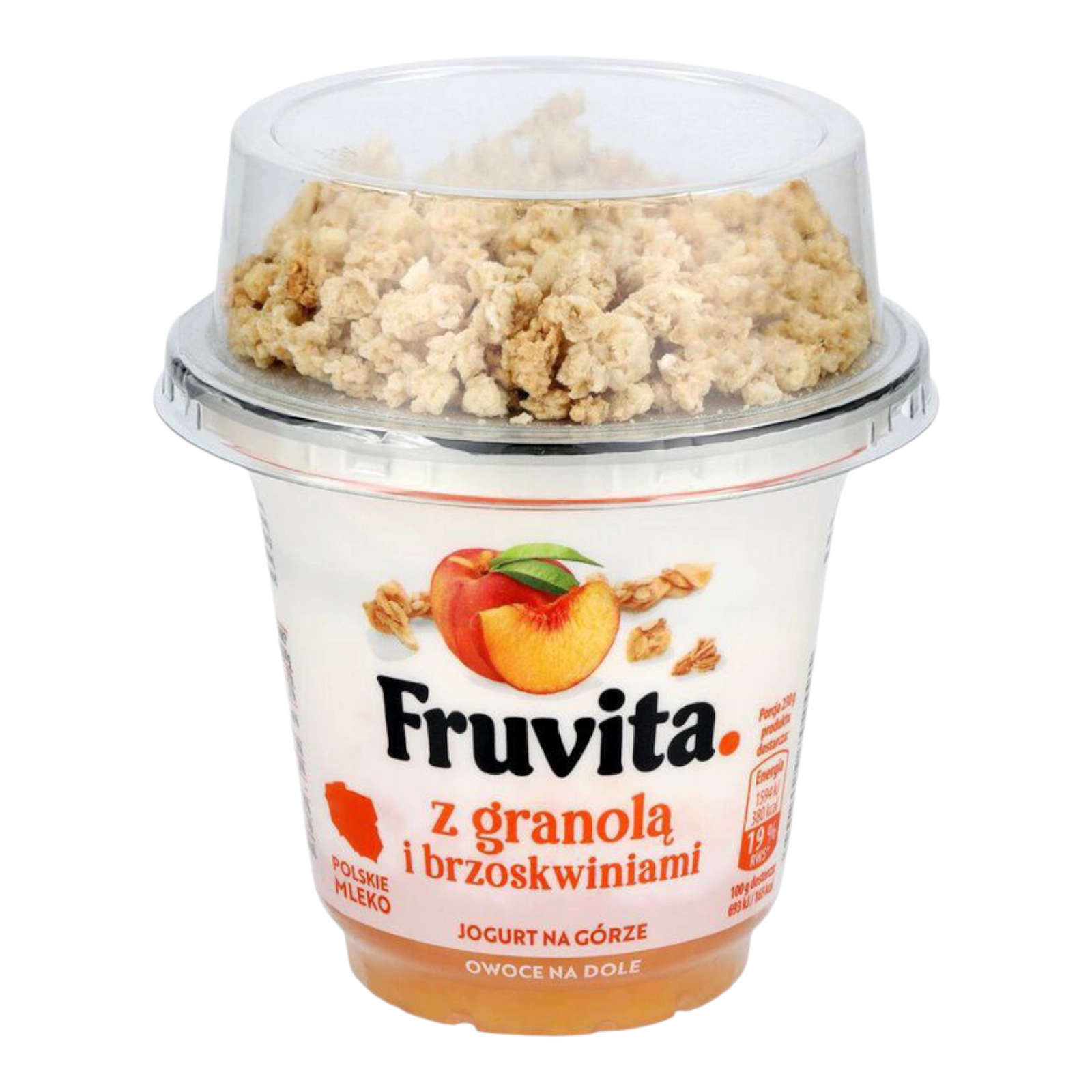 Фрувіта з гранолою персик