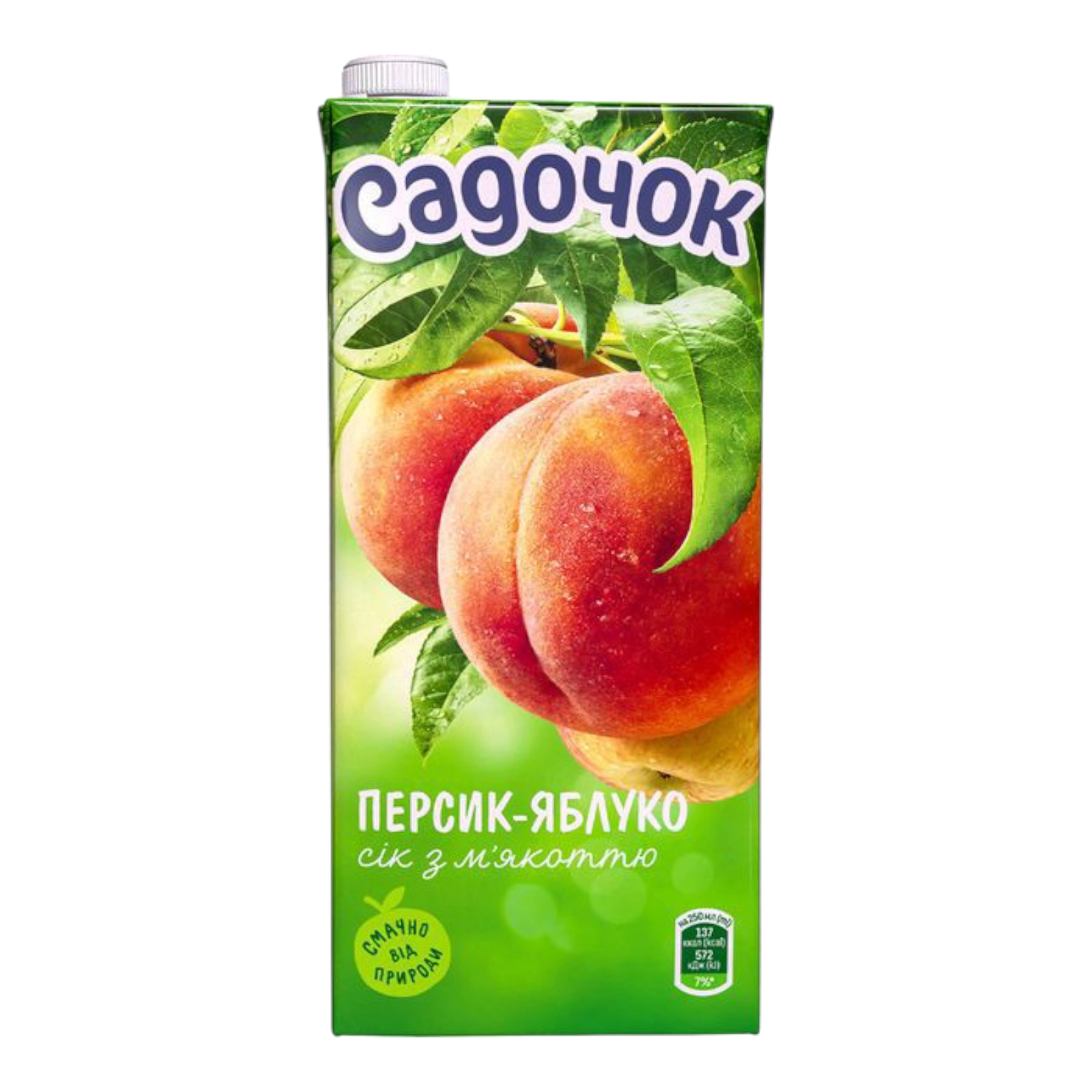 Сік Садочок Персик-Яблуко 1 л
