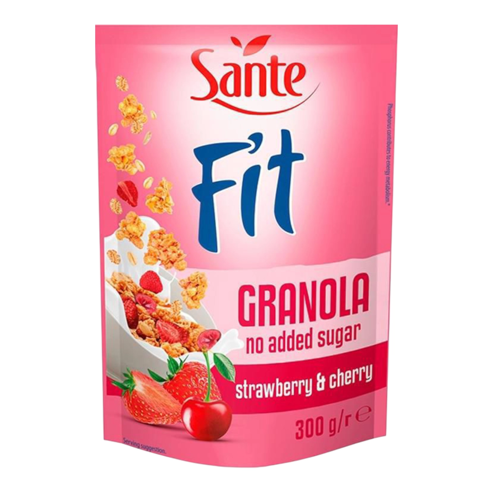 Сухі Сніданки Санте Фіт 300г полуниця і вишня
