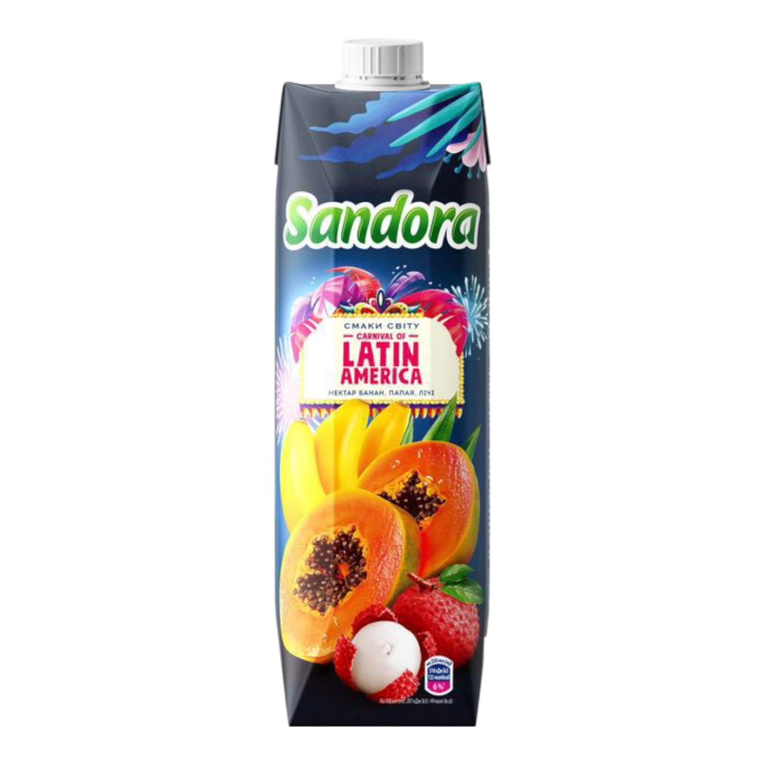 Сік Sandora Латинська Америка1л