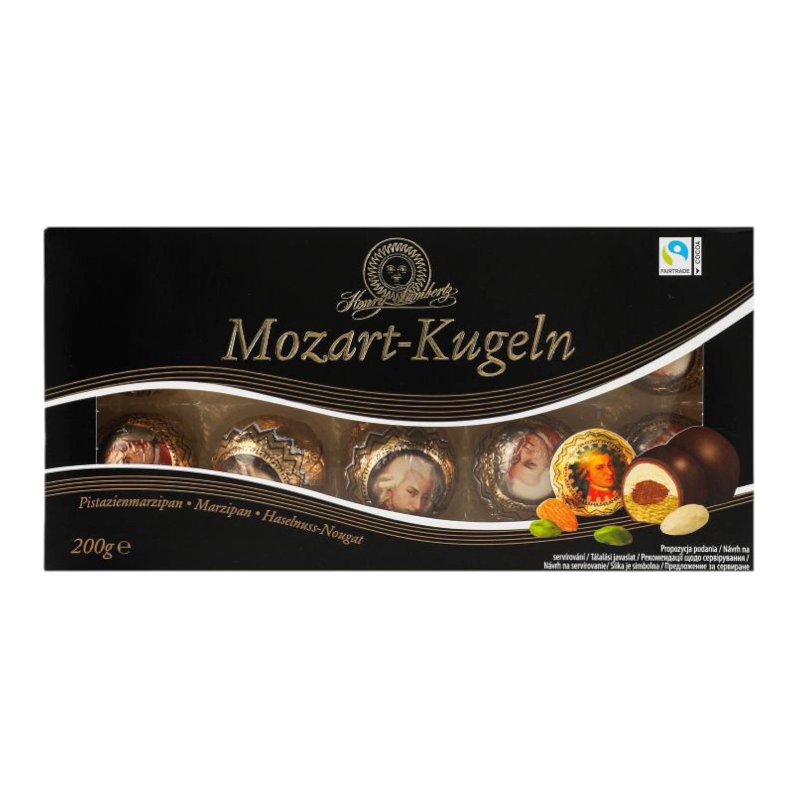 Mozart-Kugeln 200g Чорній