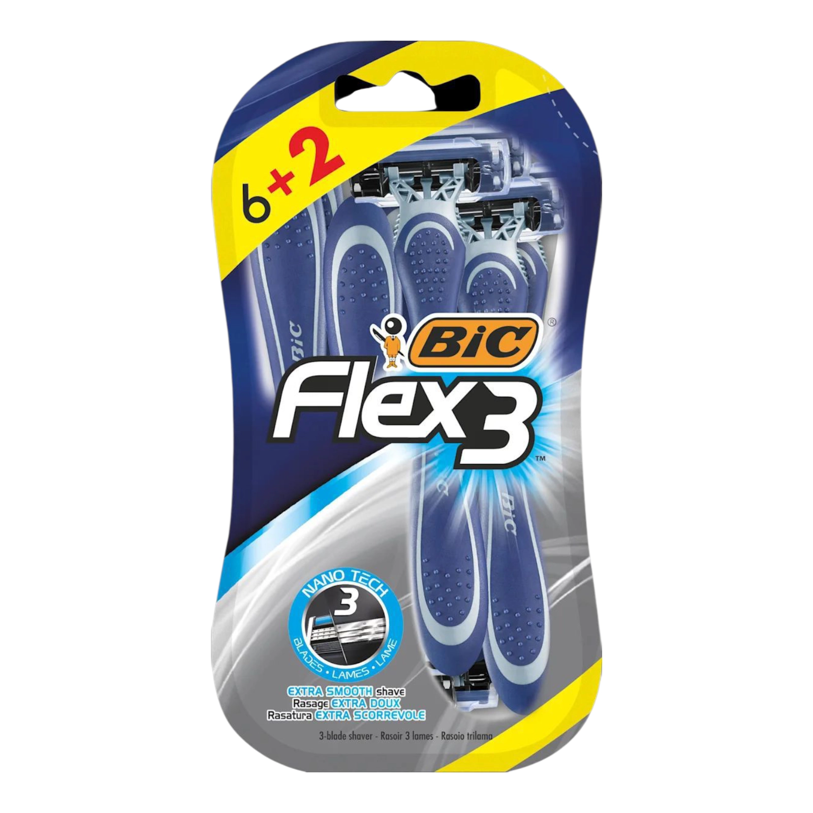 бритва Бік 6+2 шт