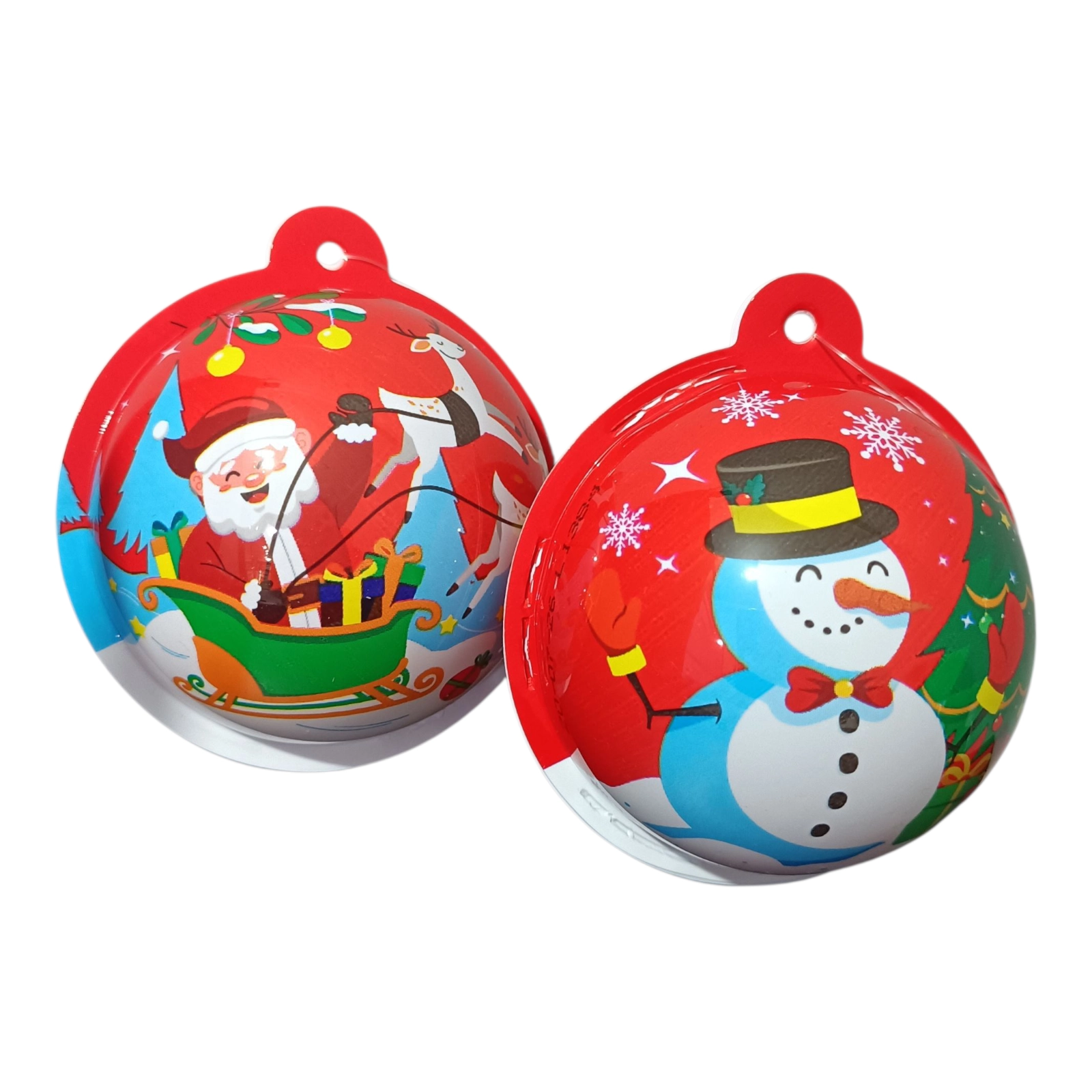 Прикраса набір "Новорічні кульки" 6шт