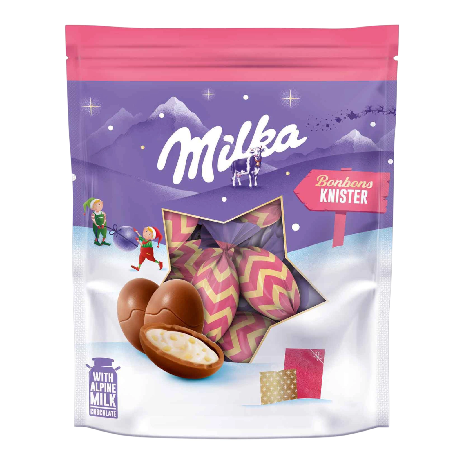 Мілка цукерки сніговик рож