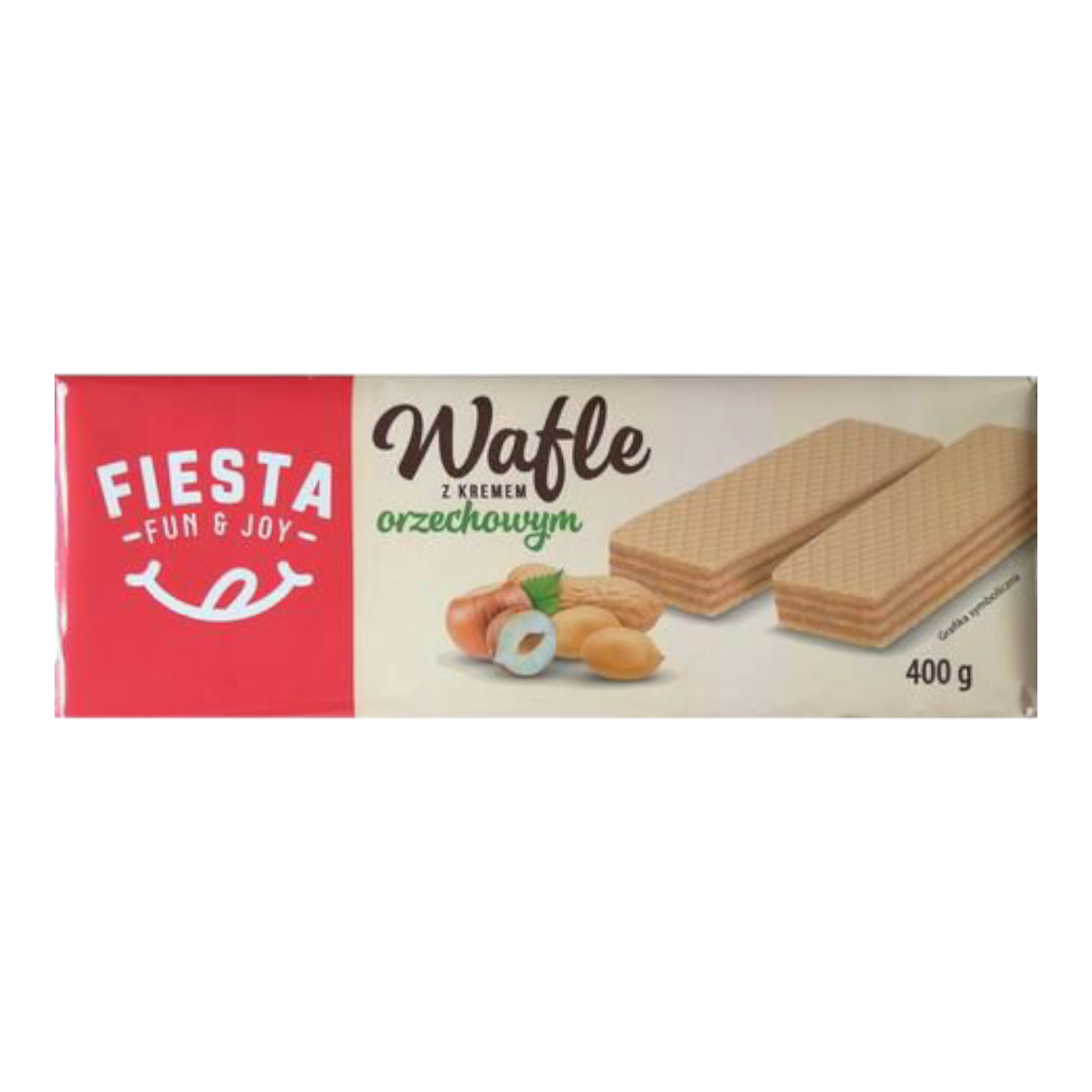 Вафлі Fiesta горіхи 400гр