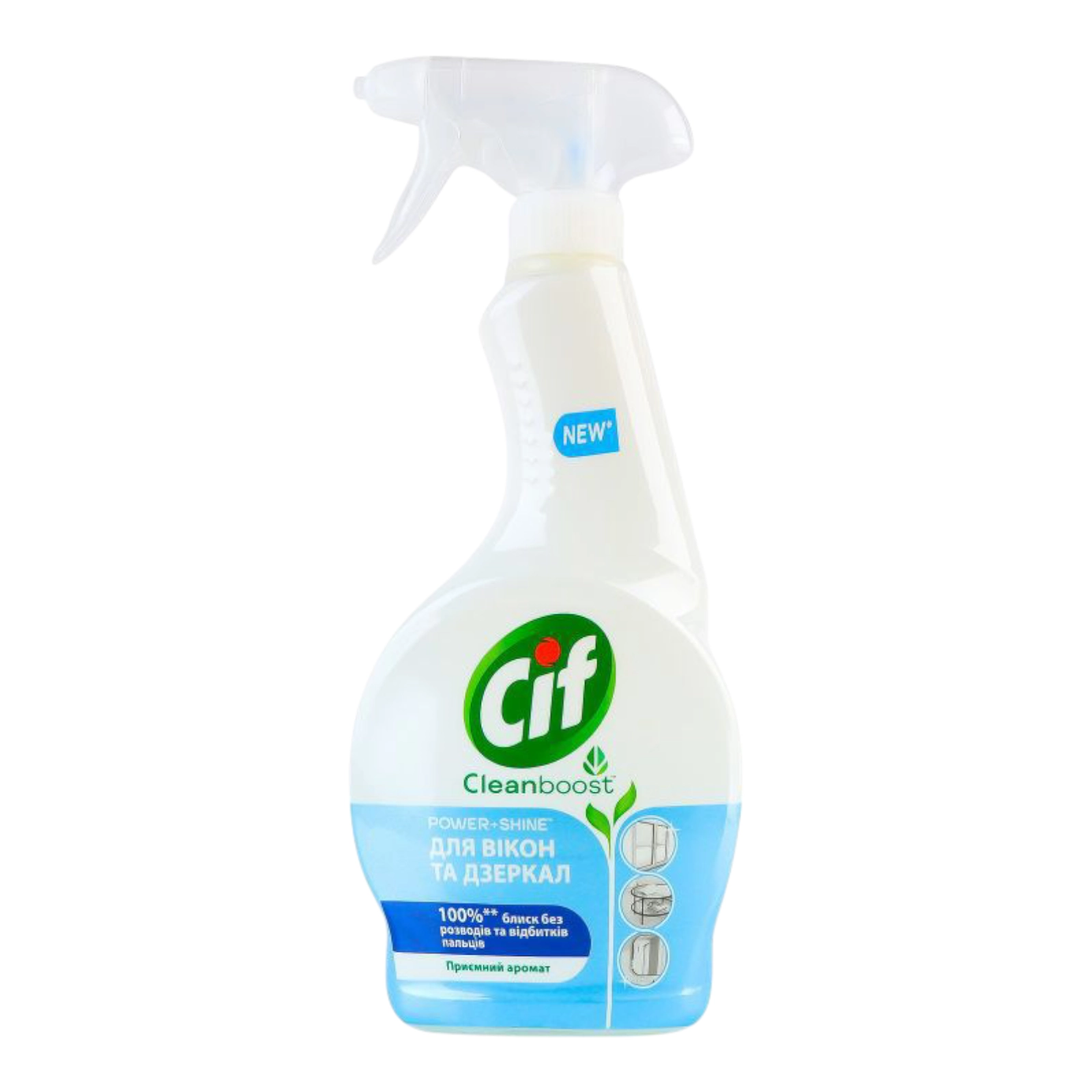 Засіб для вікон та дзеркал cif спрей