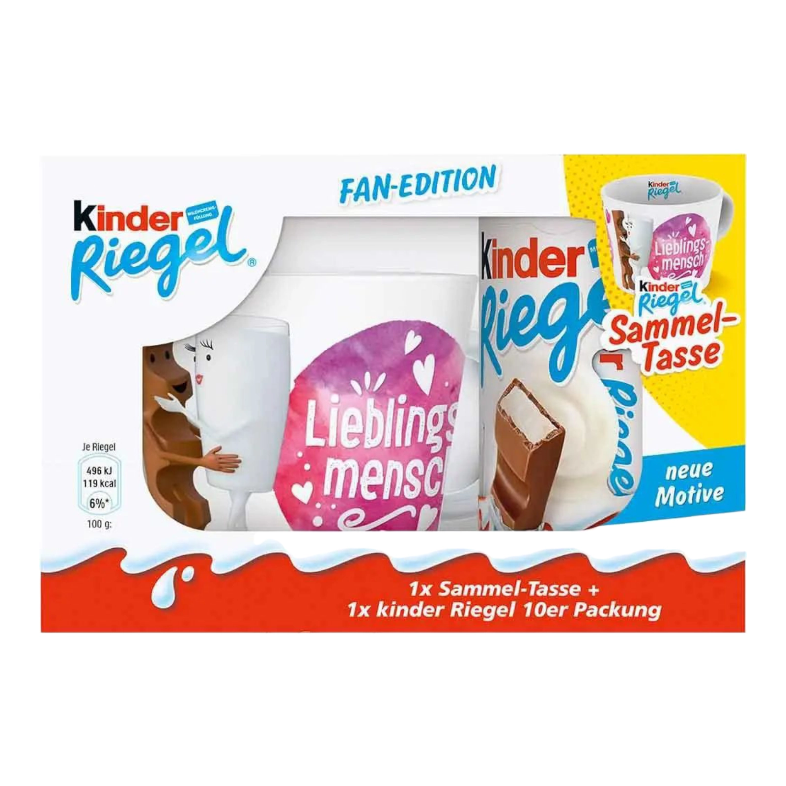 Kinder Riegel + чашка