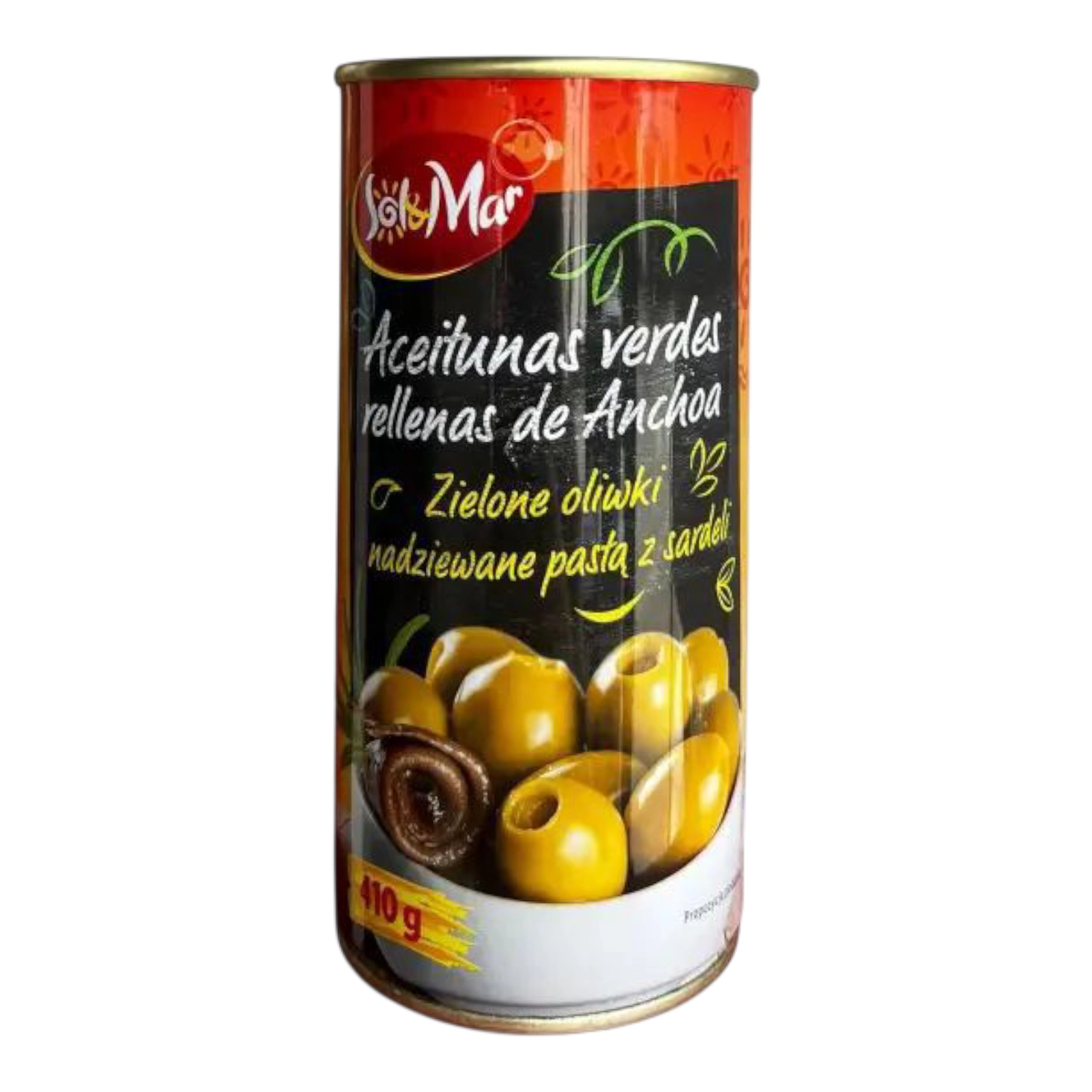 Оливки Sol i Mar Green Olives Stuffed with Anchovy Paste