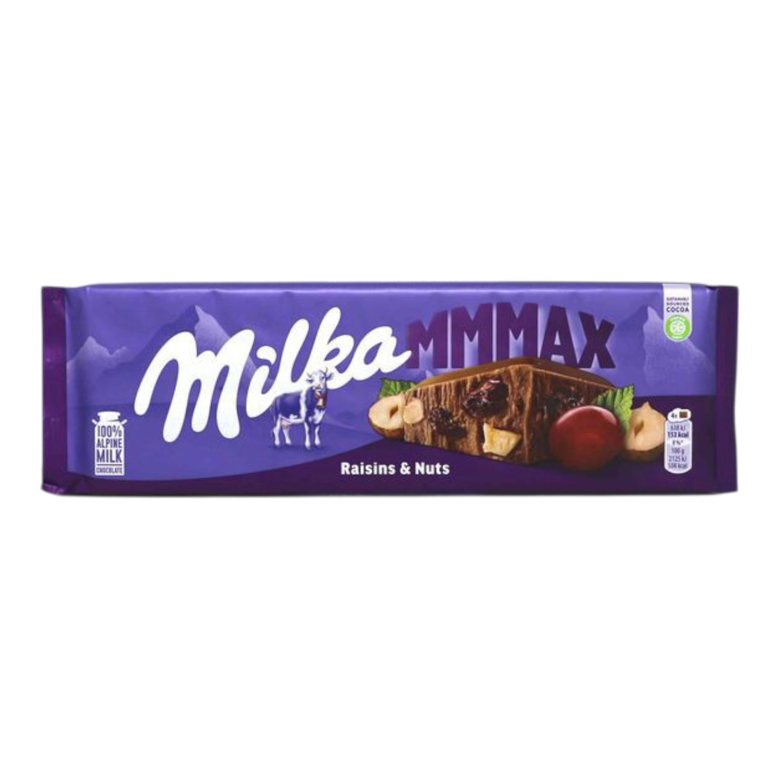 Шоколодка Milka MMMAX 300g Raisins