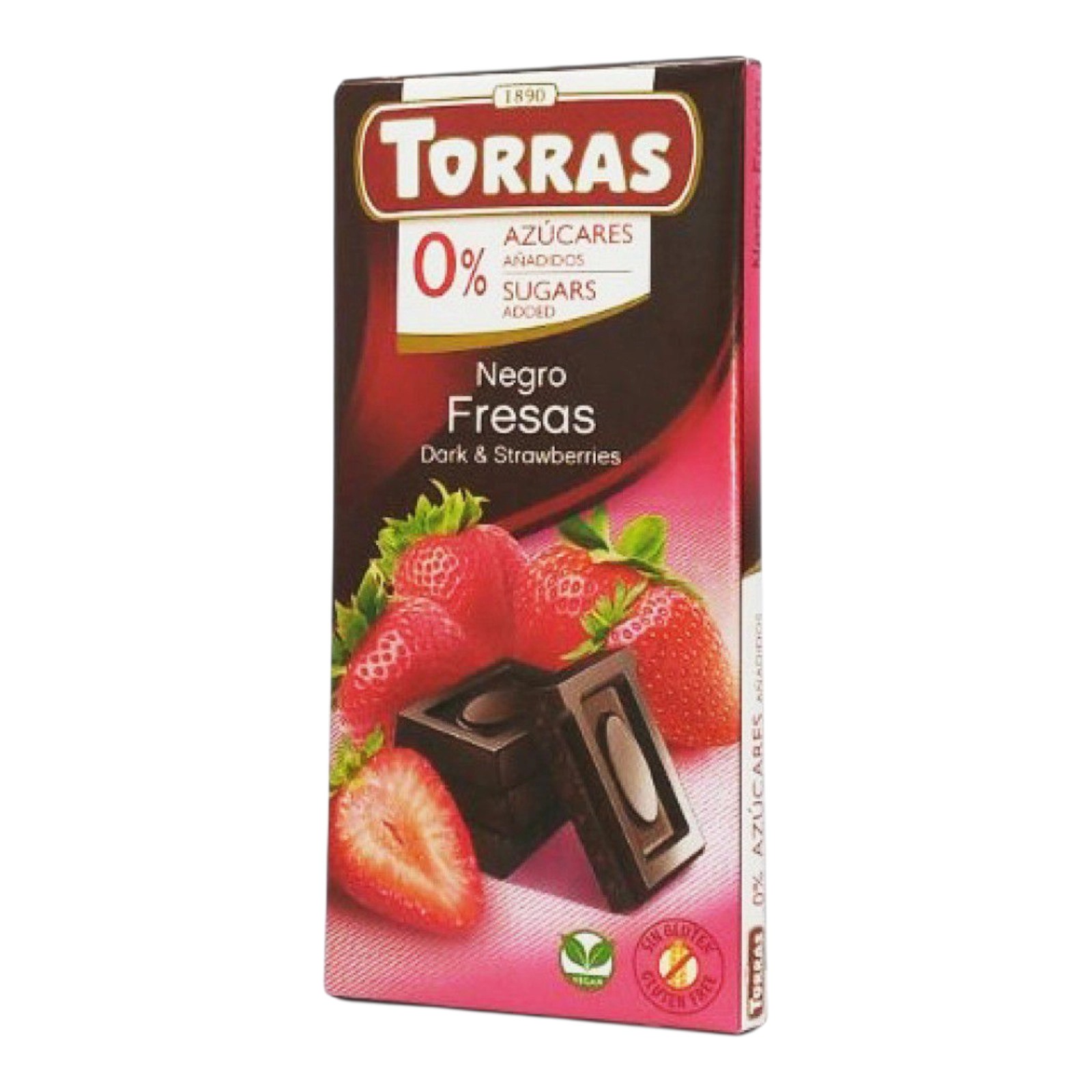 Шоколад Torras Чор з полуницею