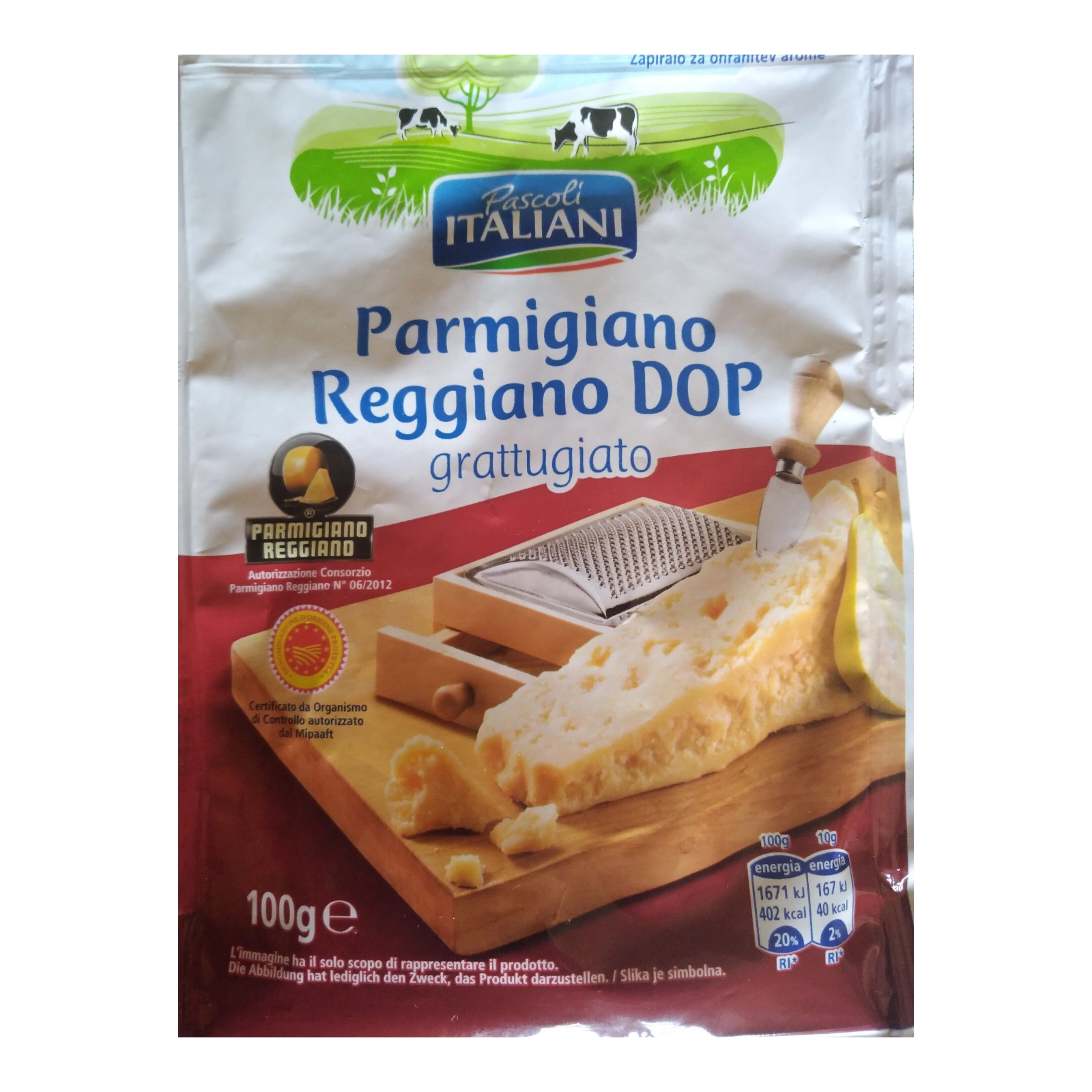 Пармезан тертий Poscoli ITALIANI 100гр