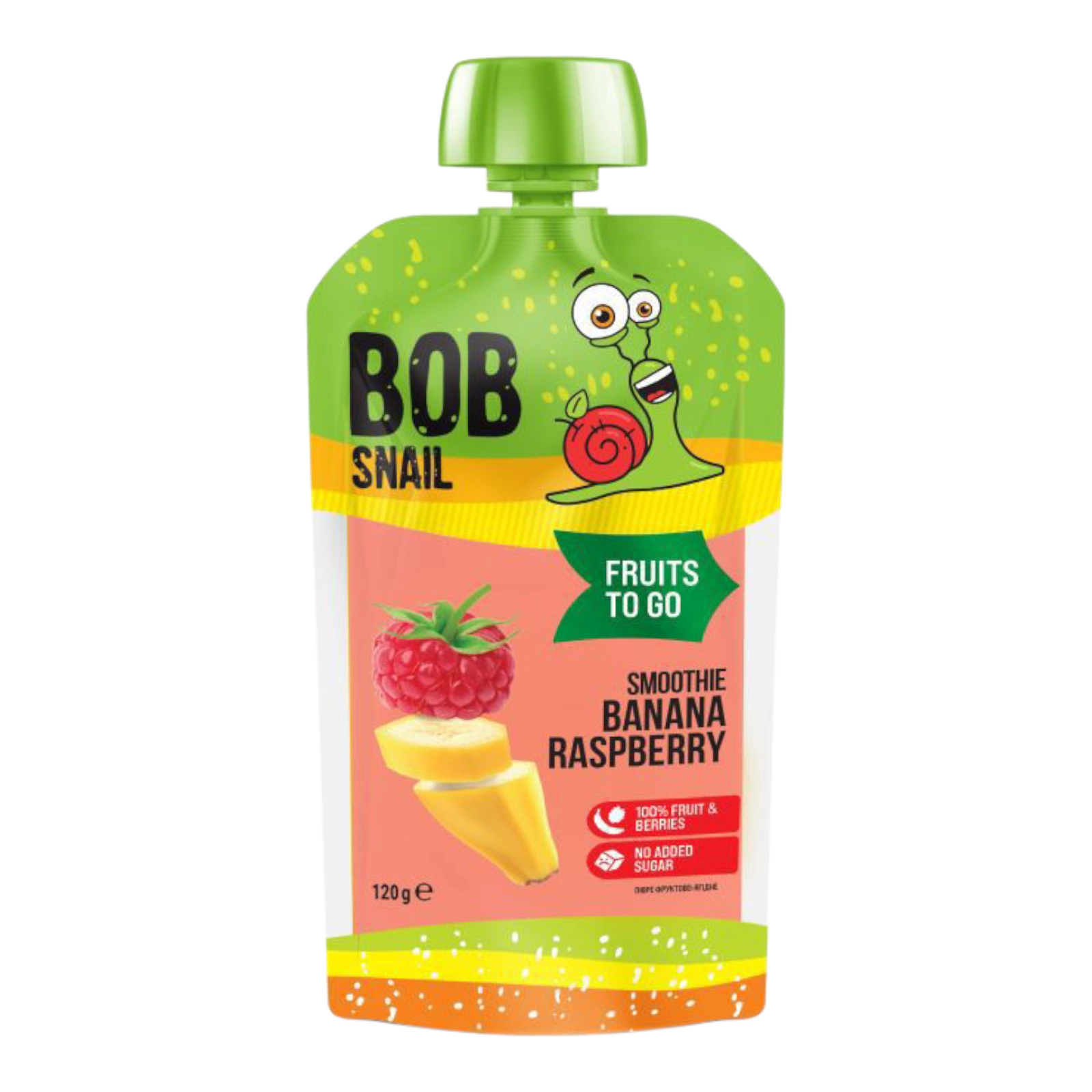 BOB Snail Смузі 120g Банан-малина