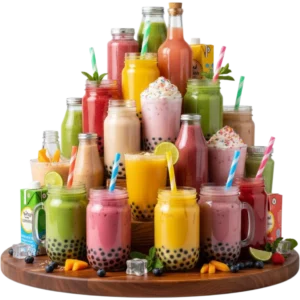 Коктейлі смузі, bubble tea