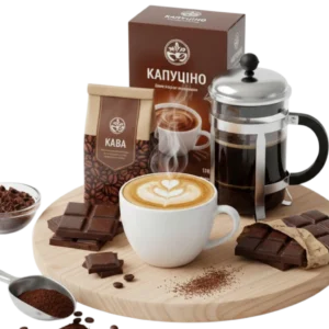 Кава, капучино, шоколад