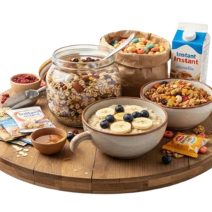 Каші, мюслі, сухі сніданки